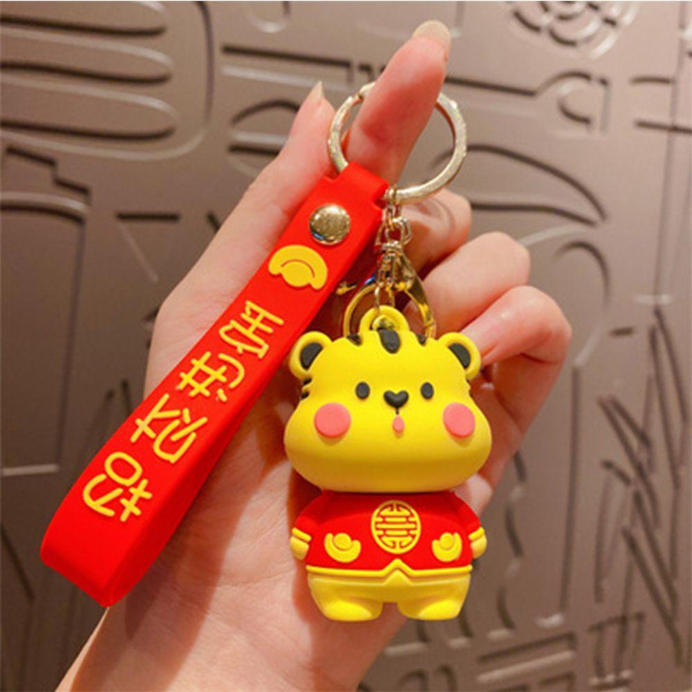 Móc Khóa Nhựa PVC Hình Động Vật Dễ Thương