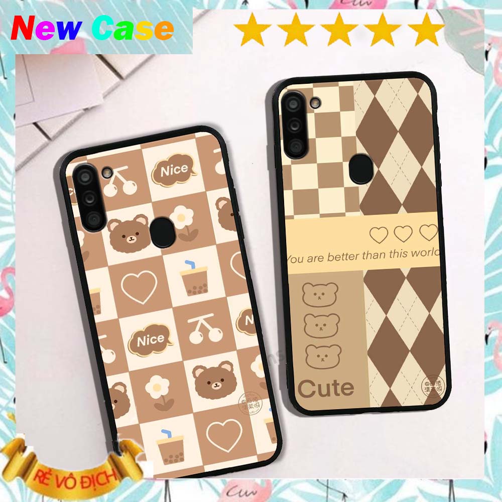 Ốp lưng Samsung A10s in hình caro good love cao cấp