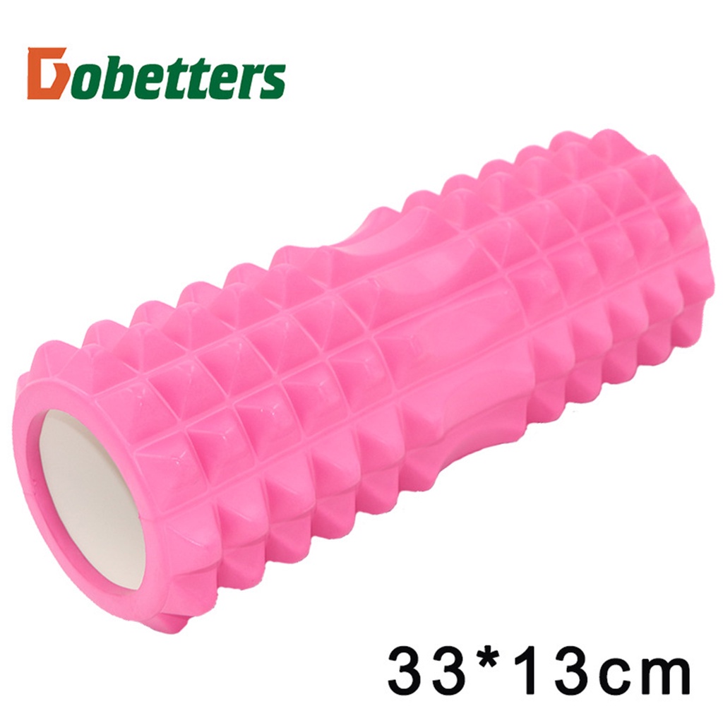 Con lăn massage yoga giãn cơ Foam Roller ống trụ lăn xốp thể thao cao cấp nhiều màu có gai Dobetters