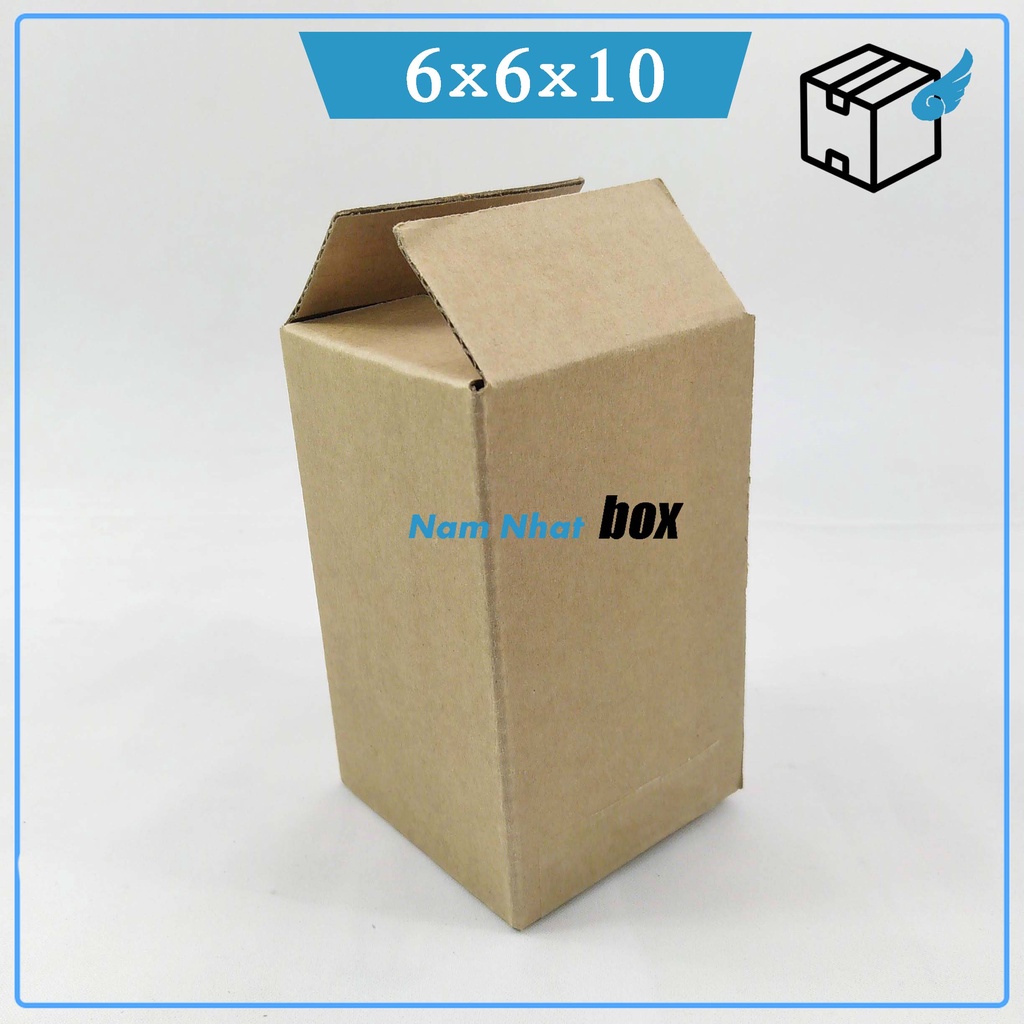 Hộp đóng hàng carton 6x6x10cm, hộp gói hàng nhỏ - NamNhat Box