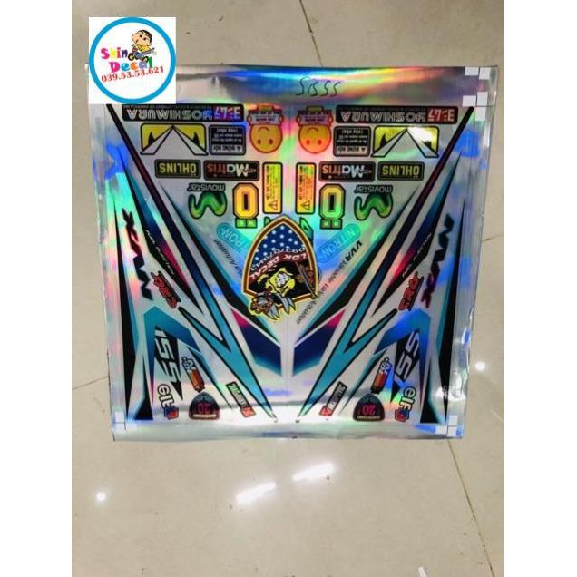 Tem rời NVS phiên bản kỉ niệm chất liệu Crom titan 7 màu
