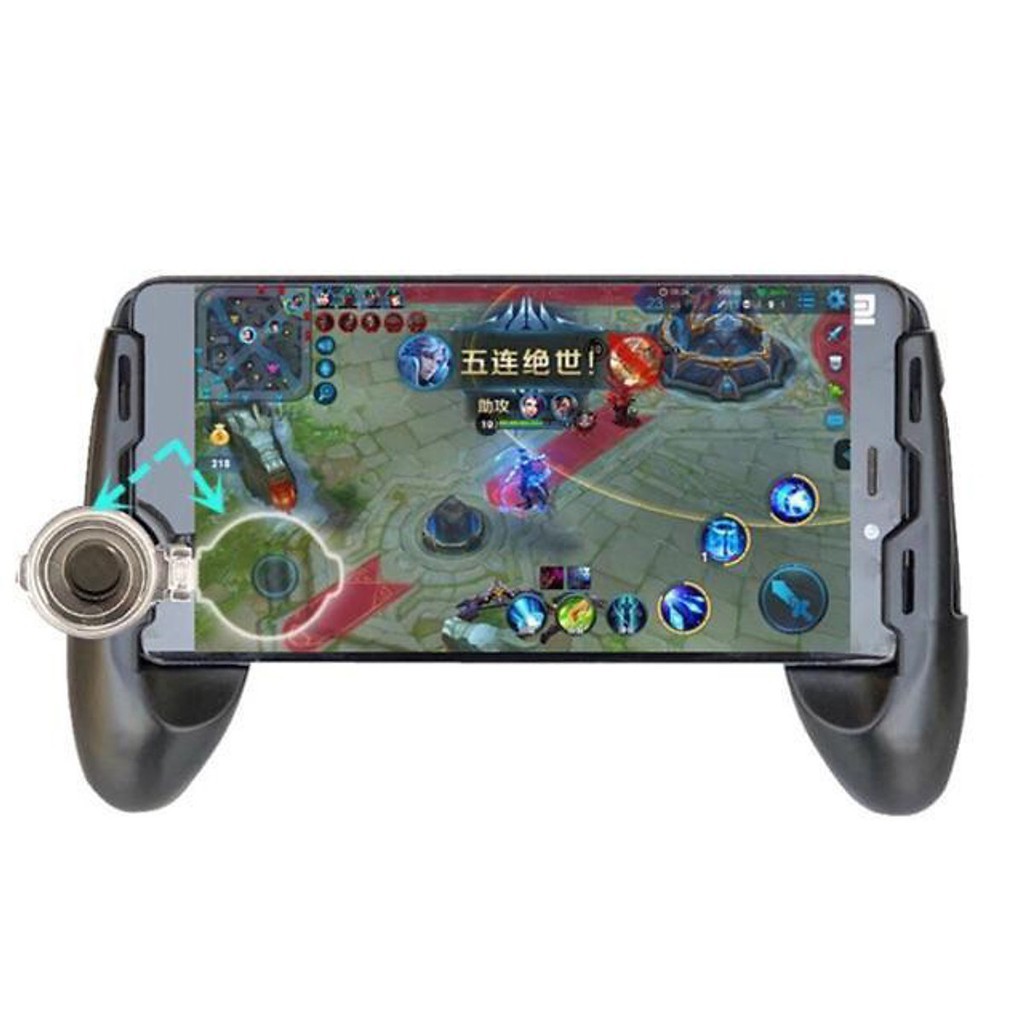 Tay Cầm Chơi Game Liên Quân - PUPG Kiêm Giá Đỡ Điện Thoại Có Nút Bấm - Gamepad(Tặng 2 Nút joystick) Xgamingstore -dc4066