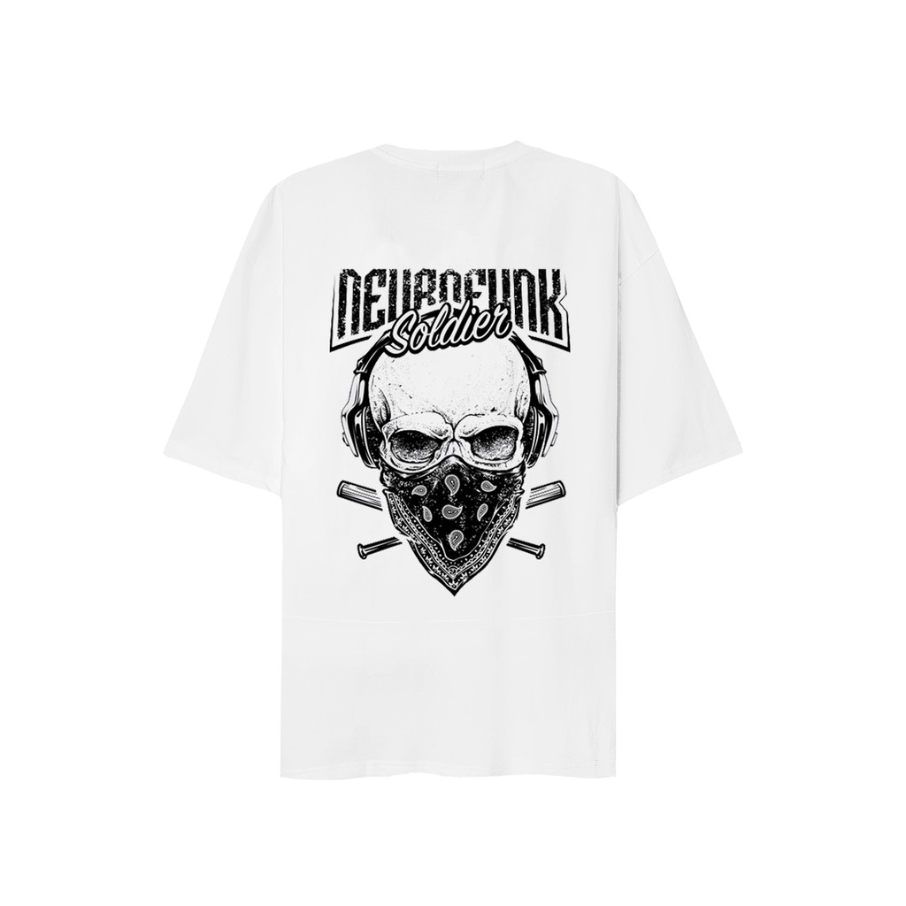 Áo Thun Form Rộng MYO Vải Cotton In Hình Soldier