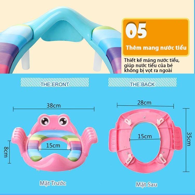 Miếng lót thu nhỏ bồn cầu cho bé, bệ lót bồn cầu cho trẻ em