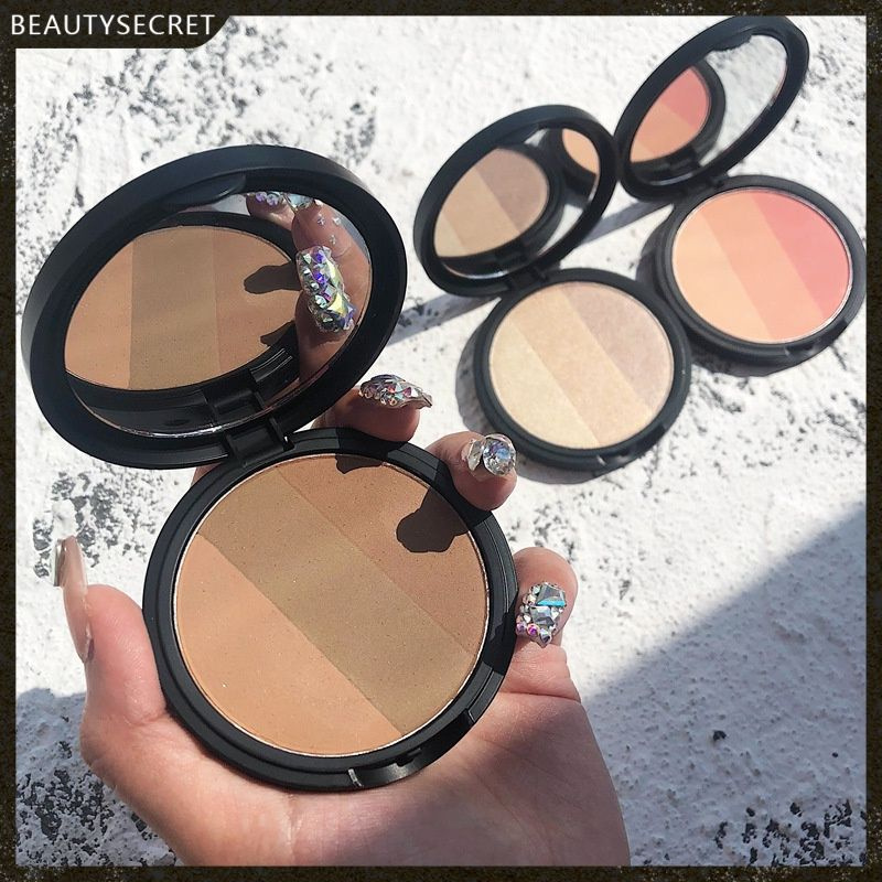 (Hàng Mới Về) Bảng Phấn Bắt Sáng Guicami Tạo Khối Ba Chiều Làm Sáng Màu Da