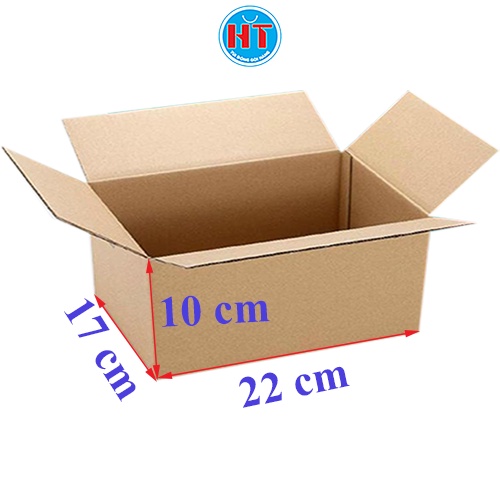 Hộp carton đóng hàng cod 22x17x10 cm - giá xưởng