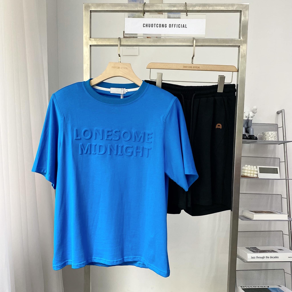 Áo Thun In Chữ Nổi HN39 CHUOTCONG OFFICIAL