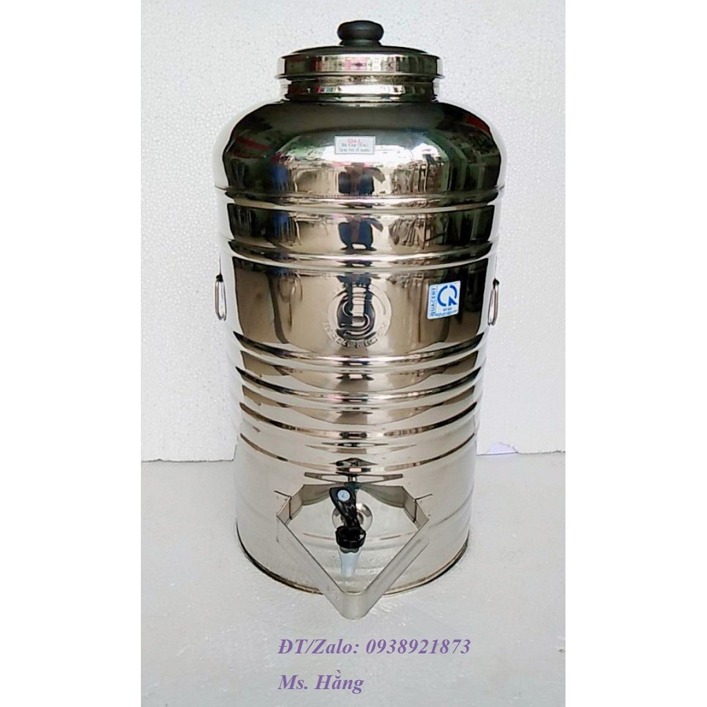 Bình Chứa Nước INOX Cao Cấp SUS 304- Cỡ Trung-