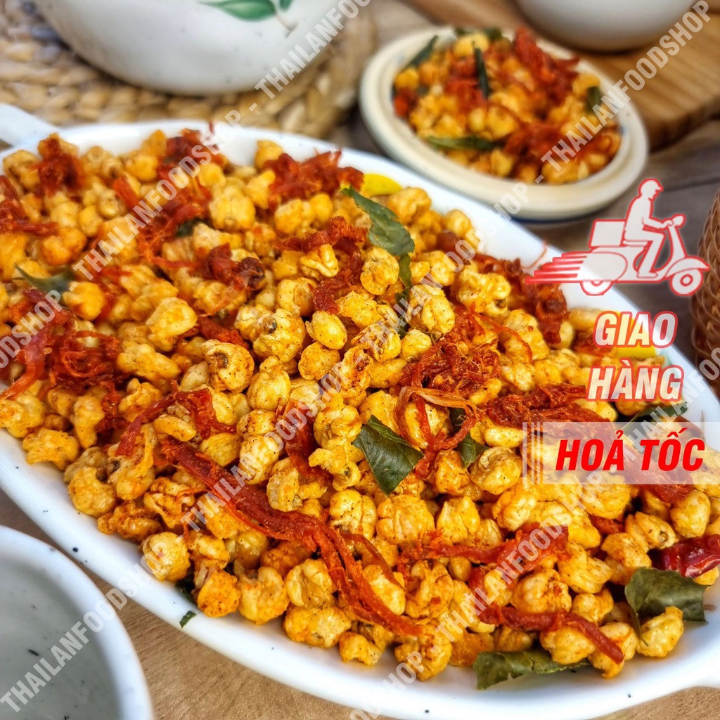 Bắp Rim Khô Bò Lá Chanh Lon 300gr