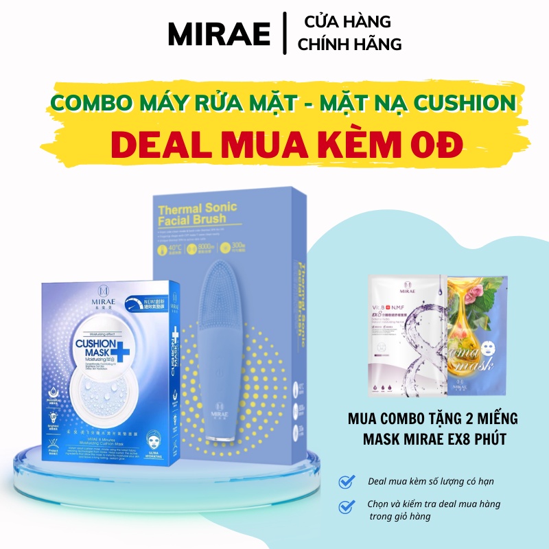 Combo Chăm Sóc Da Mirae Làm Sạch Sâu Ngừa Mụn &amp; Kiềm Dầu, Cấp Ẩm Nhanh Chóng Giúp Da Căng Mịn COMBO31