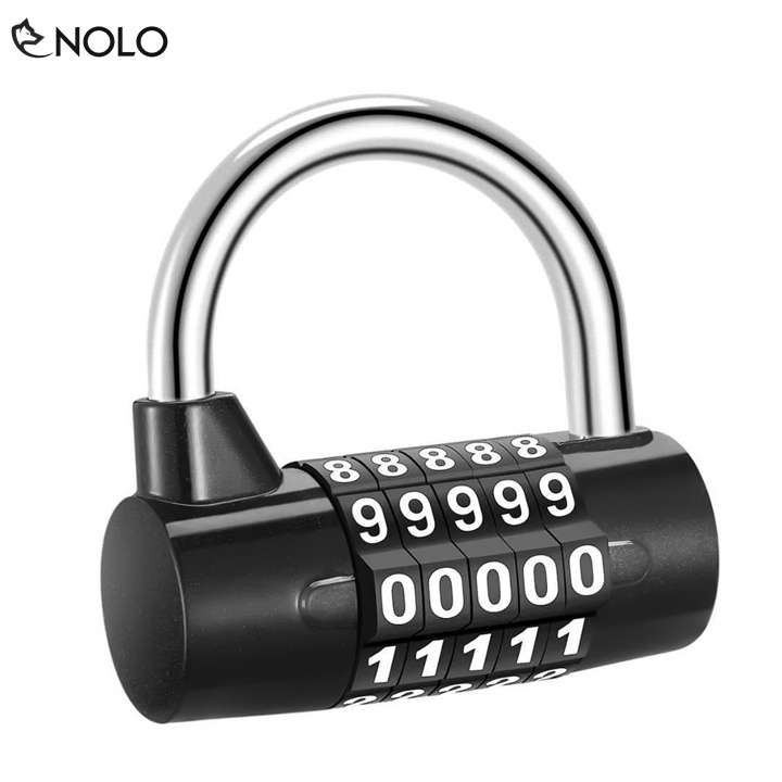 Ổ Khóa Chữ U 5 Số JINKU LOCK Model M408 Càng 6.5mm Chống Cắt Chống Khoan Chống Cưa Chịu Va Đập