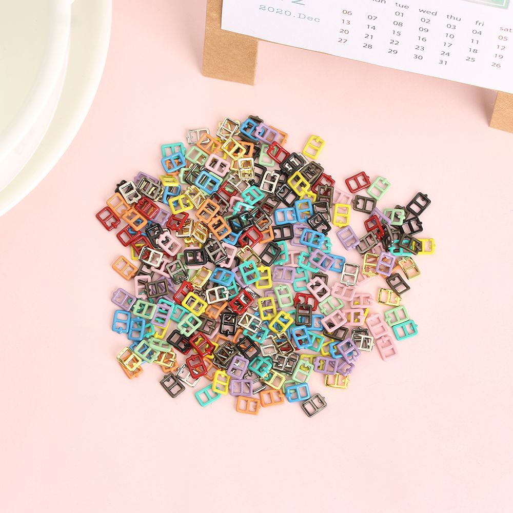 Set 20 / 40 nút khóa ba mặt 13 màu 2.5mm bền bỉ dùng làm đồ thủ công cao cấp