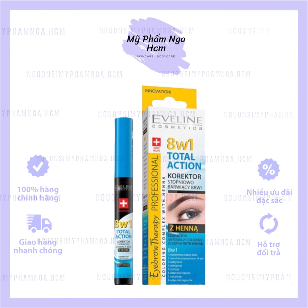 Dưỡng lông mày Eveline Eyebrow Therapy 10ml