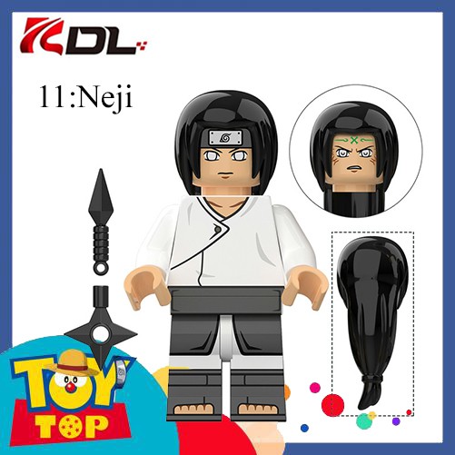 [Một con] Đồ chơi nhân vật Naruto Ninja - Minifigures các mẫu Sasuke , Itachi , Konoha , Hyuga , Uchiha ...KDL 802