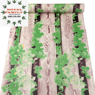 10m decal vân gỗ lá cây có keo sẵn