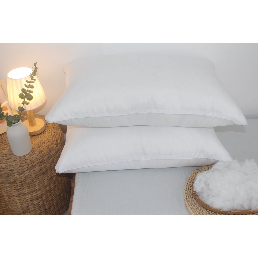 Ruột gối nằm SIÊU MỀM cao cấp cho gia đình và khách sạn 5 sao - Pillow Microfiber mềm mại như lông vũ