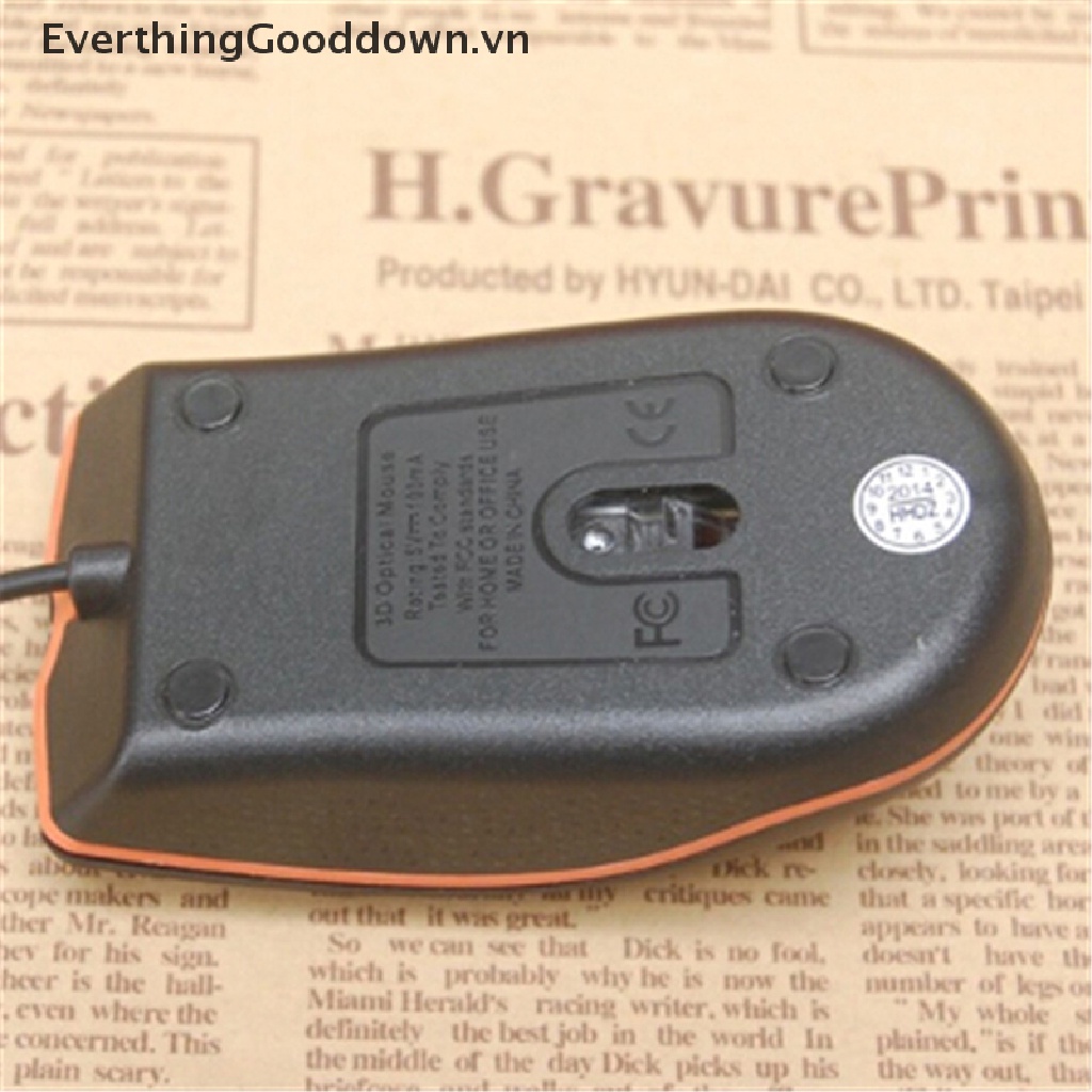 Chuột Quang Có Dây Everthingood Bề Mặt Nhám M20 Cho Máy Tính, Laptop 2.0