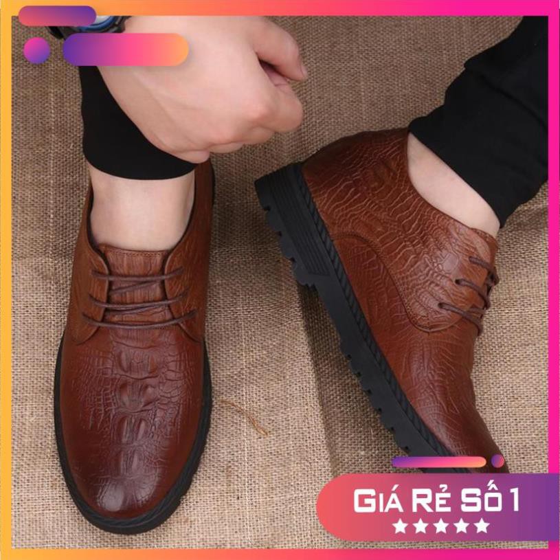 [Sale 3/3] [XẢ KHO ĐỒNG GIÁ 299K] GIÀY NAM DA BÒ THẬT ISHOESVN GIÁ 299K-Ab1 Sale 11 , , _ ;