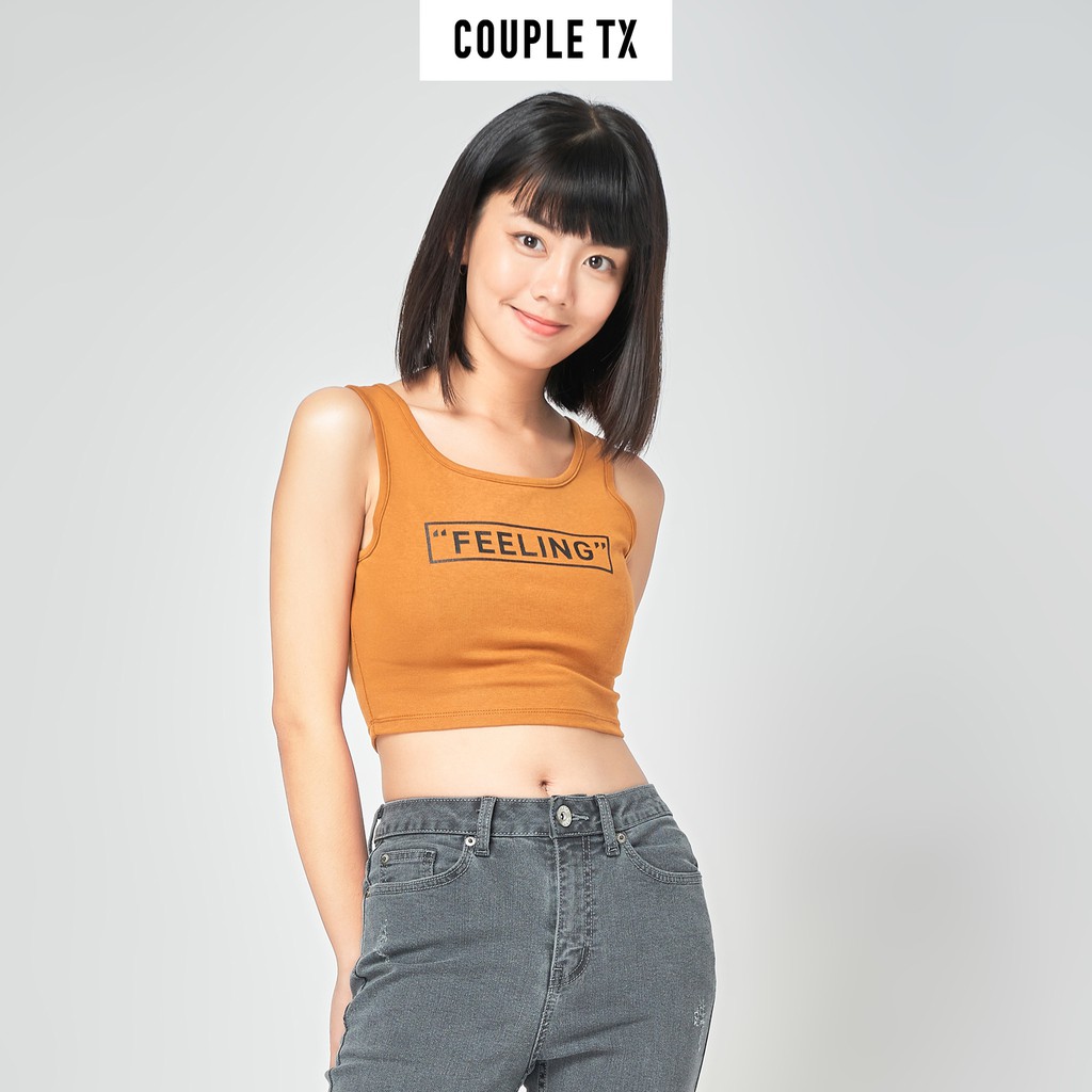 Áo Croptop Nữ Kiểu Dáng Ba Lỗ Couple TX WTS 2076