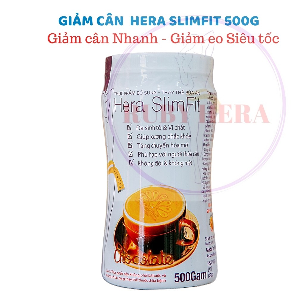 Sữa Giảm Cân HERA SLIMFIT S06 Giảm Eo Siêu Tốc - Giảm Cân An Toàn – Giảm Cân Nhanh (Hộp 500GRAM)