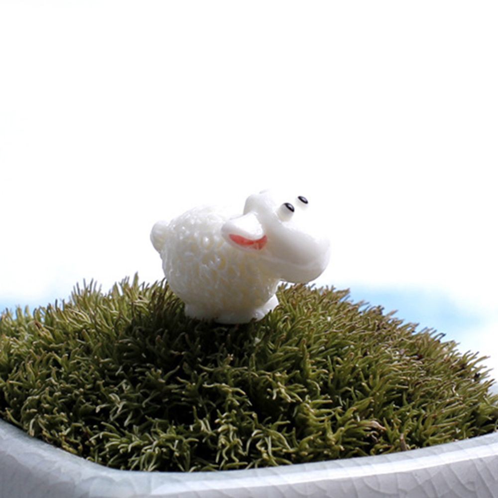 EPOCH Set 5 Chú Cừu Mini 1.5x2cm Bằng Nhựa Resin Dùng Trang Trí Tiểu Cảnh