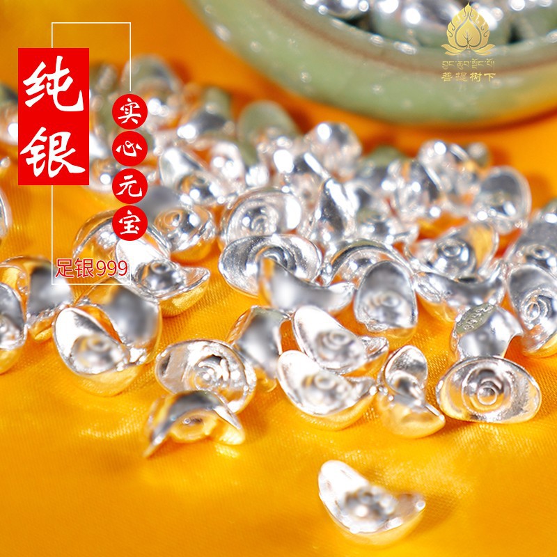 Bông Tai Xi Mạ Bạc 999 Hình Thỏi Vàng 24k