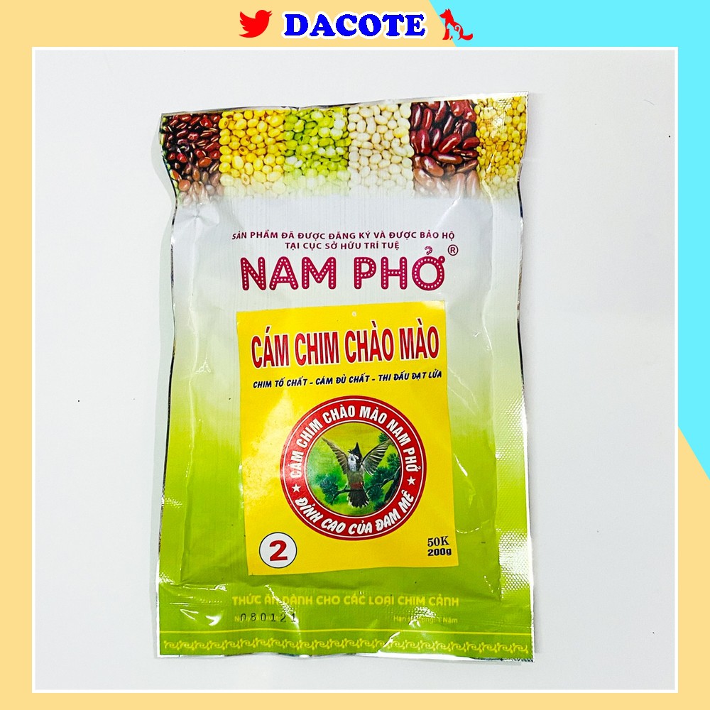 Cám chim chào mào số 2 Nam Phở cao cấp 200g - Cám chào mào số 2 Nam Phở giá rẻ