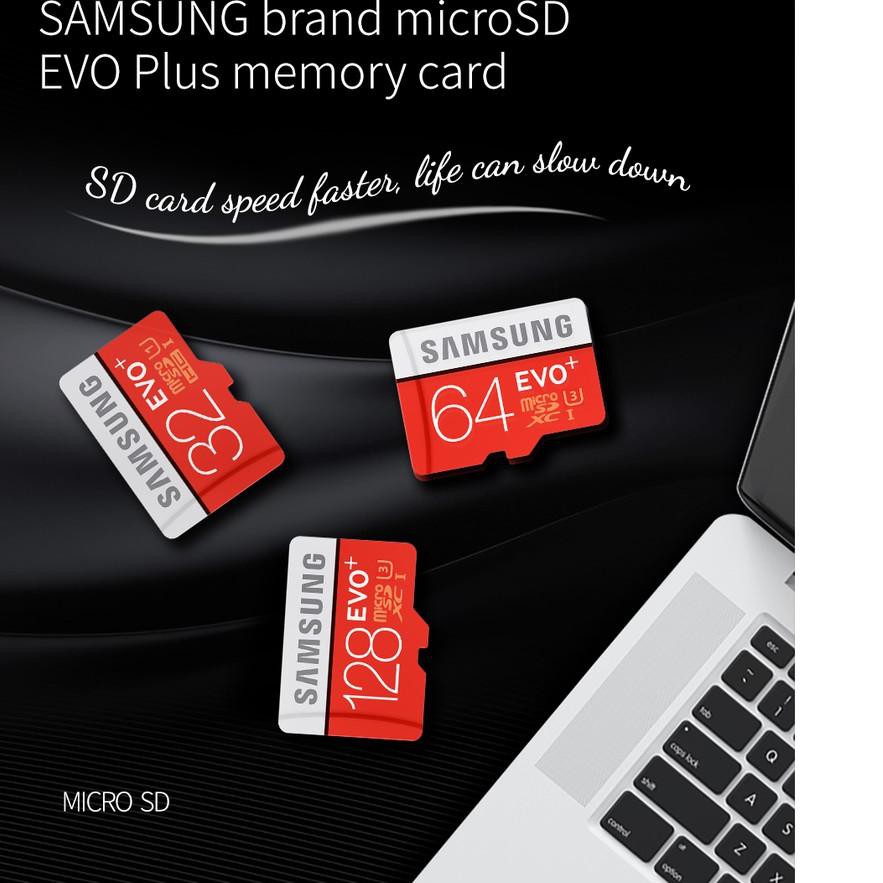 Thẻ Nhớ Micro Sd Samsung Microsd 32 / 64 / 128 / 256gb Evo Plus 100mb / S | BigBuy360 - bigbuy360.vn