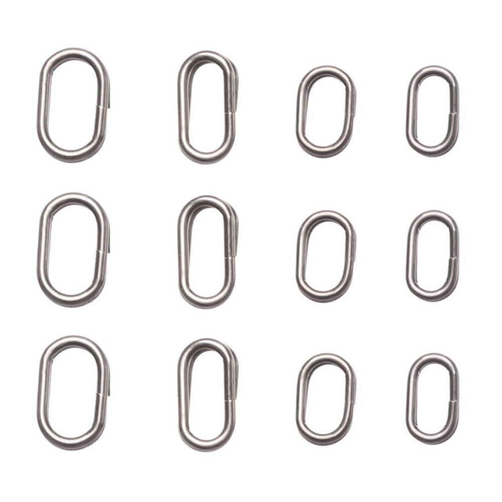 Set 50 vòng nối phụ kiện câu cá bằng thép không gỉ