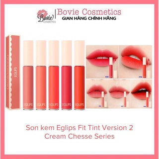 ( Sẵn Ver 1 - 2 ) Son kem lì Eglips Velvet Fit Tint Version 1 2
