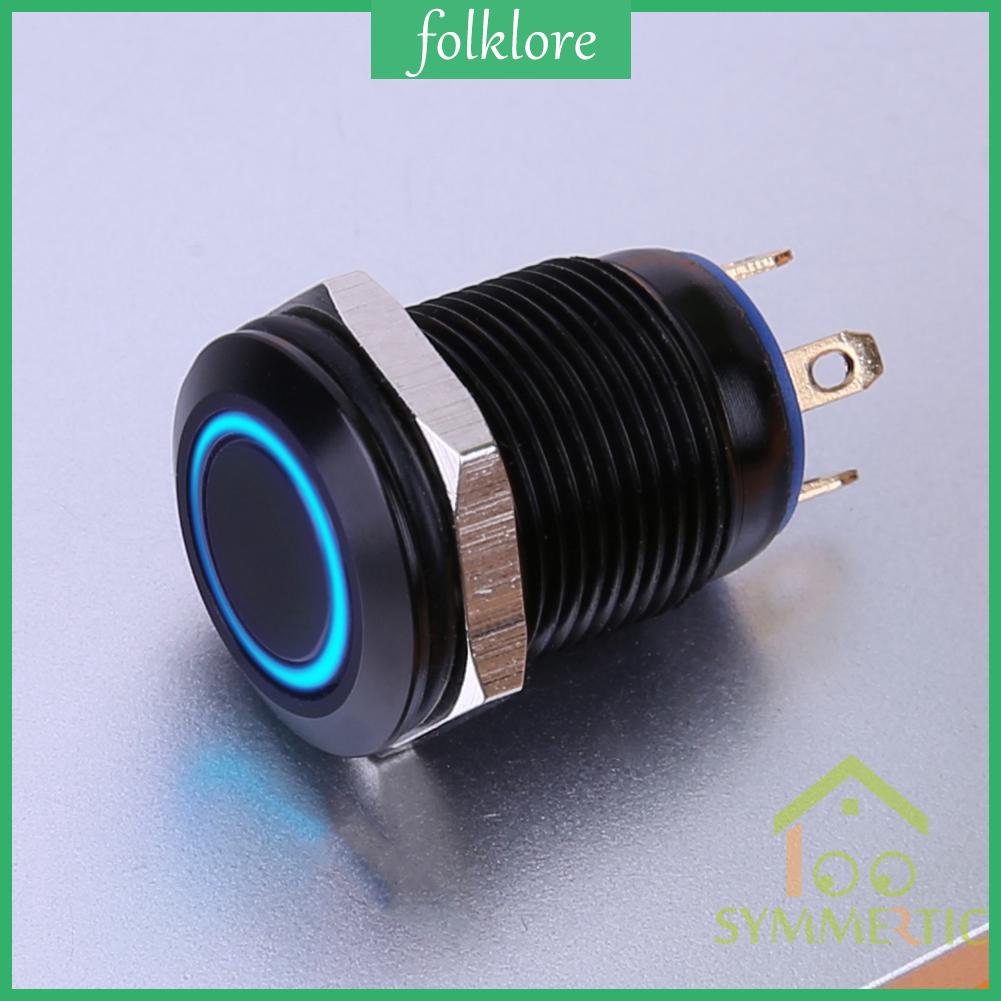 Công Tắc Bật/Tắt Có Đèn Led 12mm