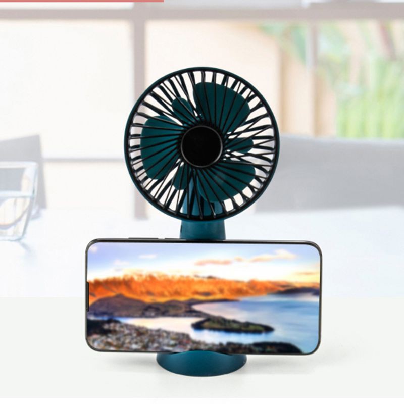 【ADD+】Small charging usb handle shaking head fan