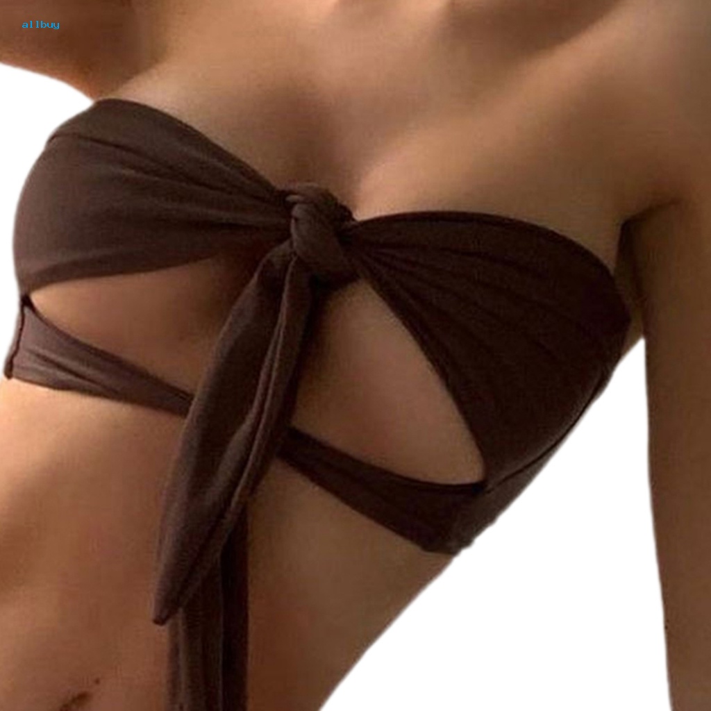 Bộ Bikini 2 Mảnh Họa Tiết Hoa Xẻ Tà Quyến Rũ Cho Nữ