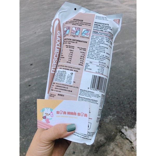 Phô mai Mascarpone Tatua 1kg