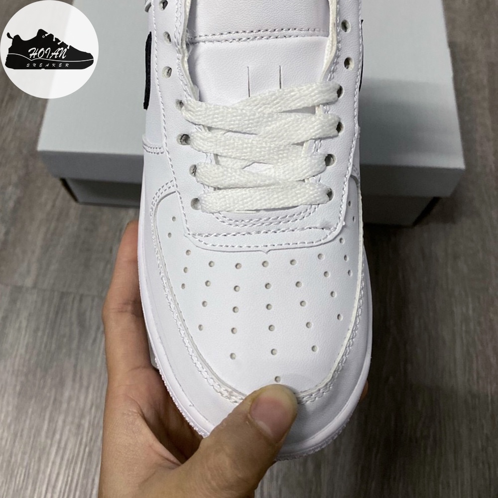 Giày Air Force 1 White Black Thể Thao Nam - Giày Sneaker AF1 Trắng Logo Đen Cổ Thấp [FREE SHIP + HỘP GIÀY + HỘP BẢO VỆ]