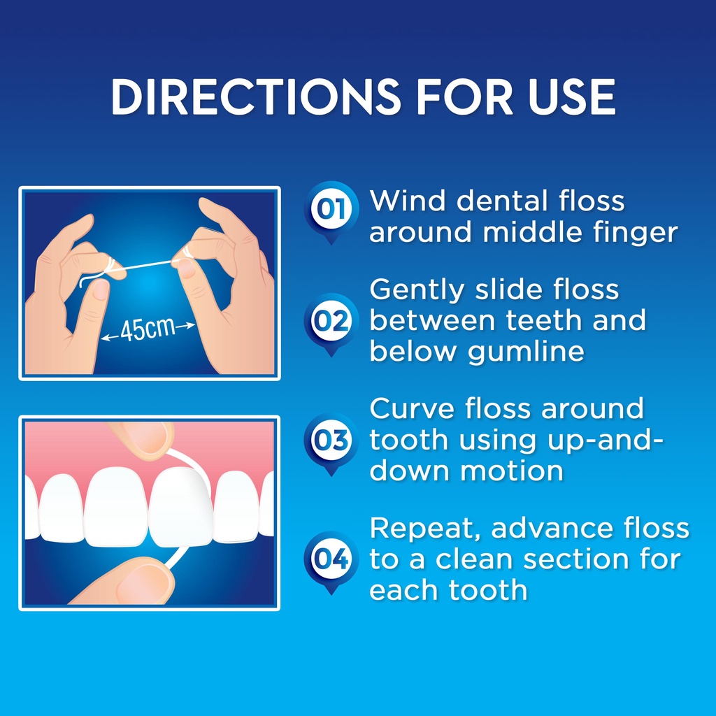 MỸ I Chỉ Nha Khoa OralB Essential Floss 1 cuộn 50m hoặc 2 cuộn 100m