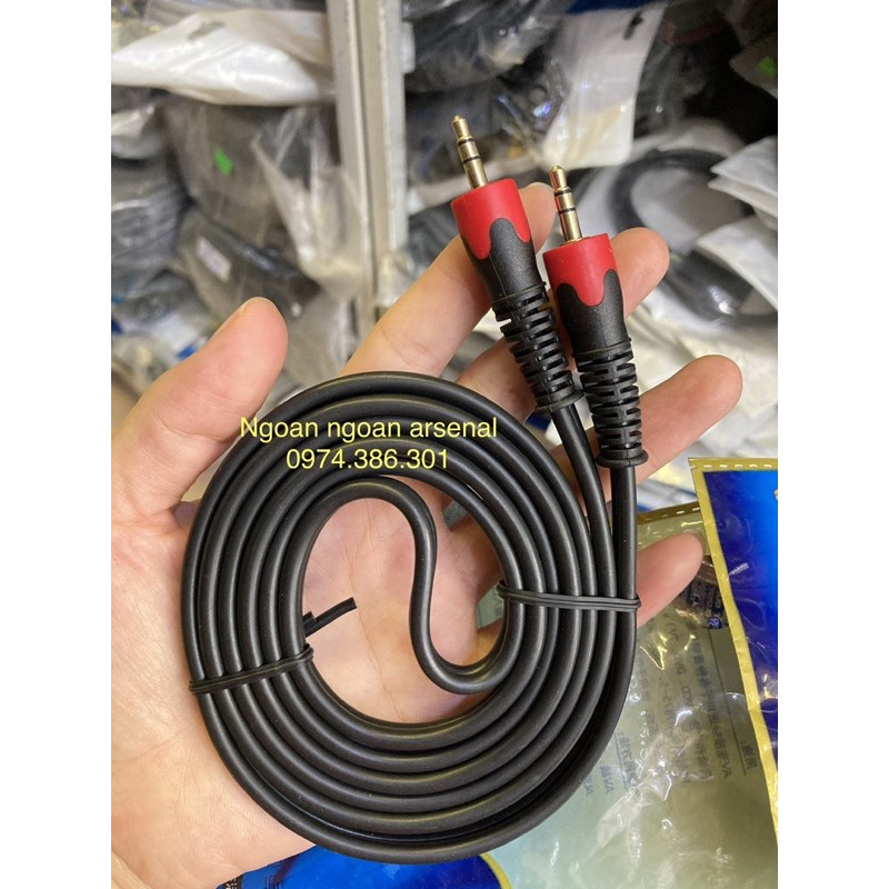 dây tín hiệu 2 đầu 3.5 Hãng TOSUA dài 1.5 mét