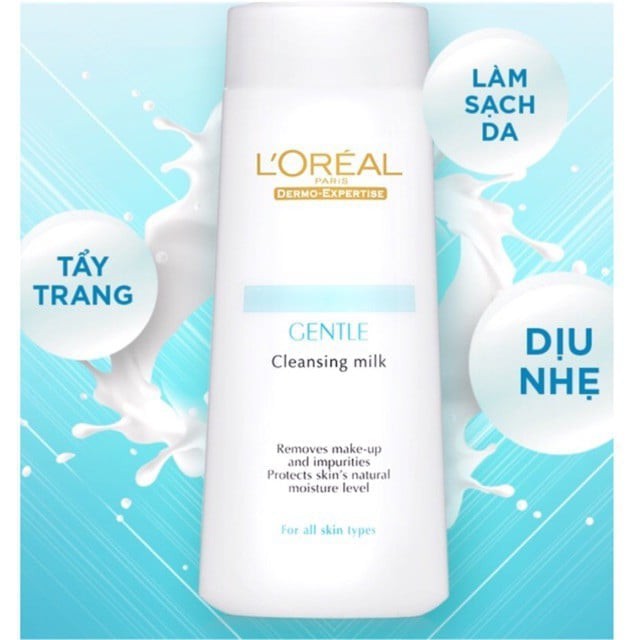 Sữa tẩy trang Loreal Gentle Cleansing Milk 200ml