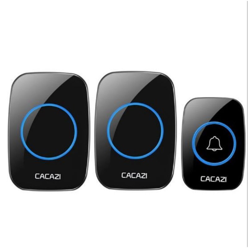 Chuông cửa không dây Cacazi A10 chống nước, dùng pin hoặc điện