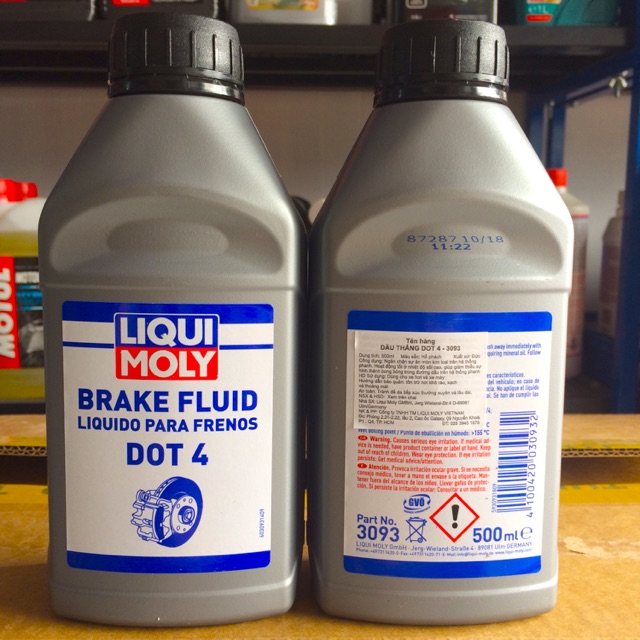 DẦU THẮNG DOT 4 - LIQUI MOLY BRAKE FLUID DOT 4 - Made in Germany