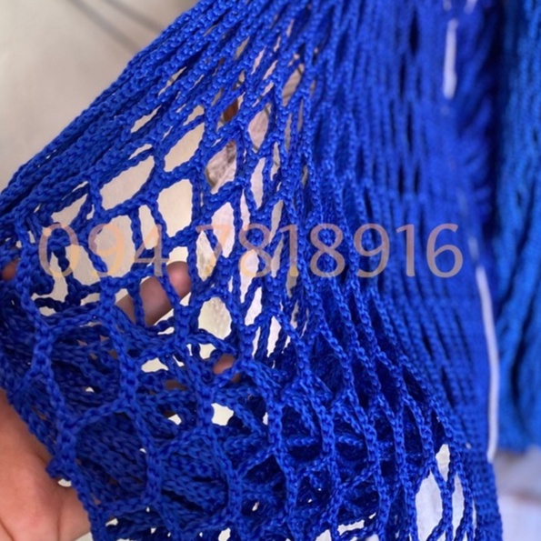 Võng treo ngoài trời võng du lịch võng lưới treo tường cho bé và người lớn loại 3m4x3m tặng kèm 5m dây dù buộc võng