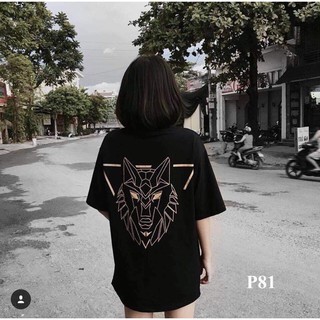 Áo thun tay lỡ chó sói hades unisex bc08028