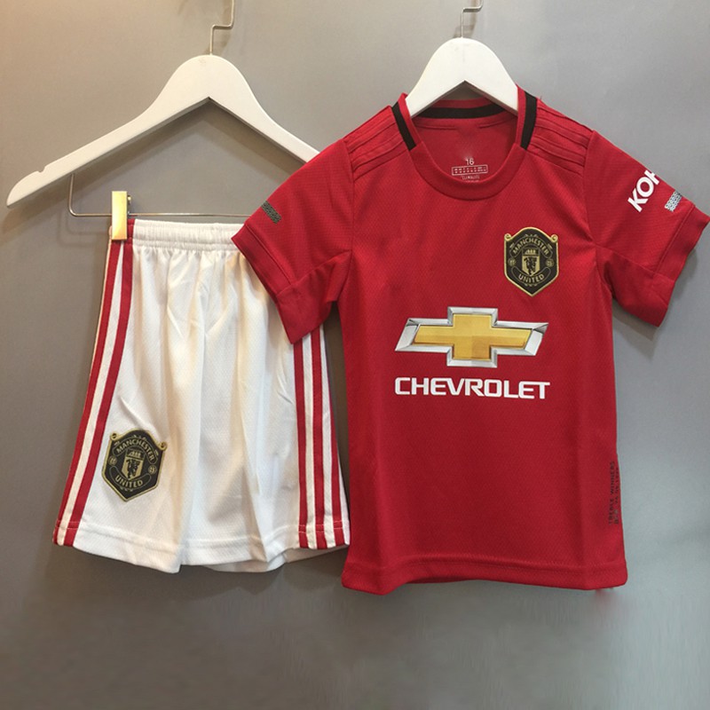 Bộ Quần Áo Đá Banh Đội Tuyển Manchester United 2019-2020 Dành Cho Bé