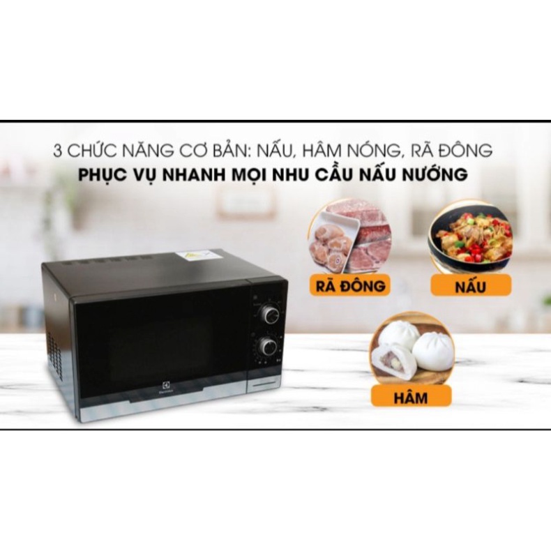 [Siêu Giảm Giá] LÒ VI SÓNG ELECTROLUX EMM2308X 23L (Hộp Xấu)