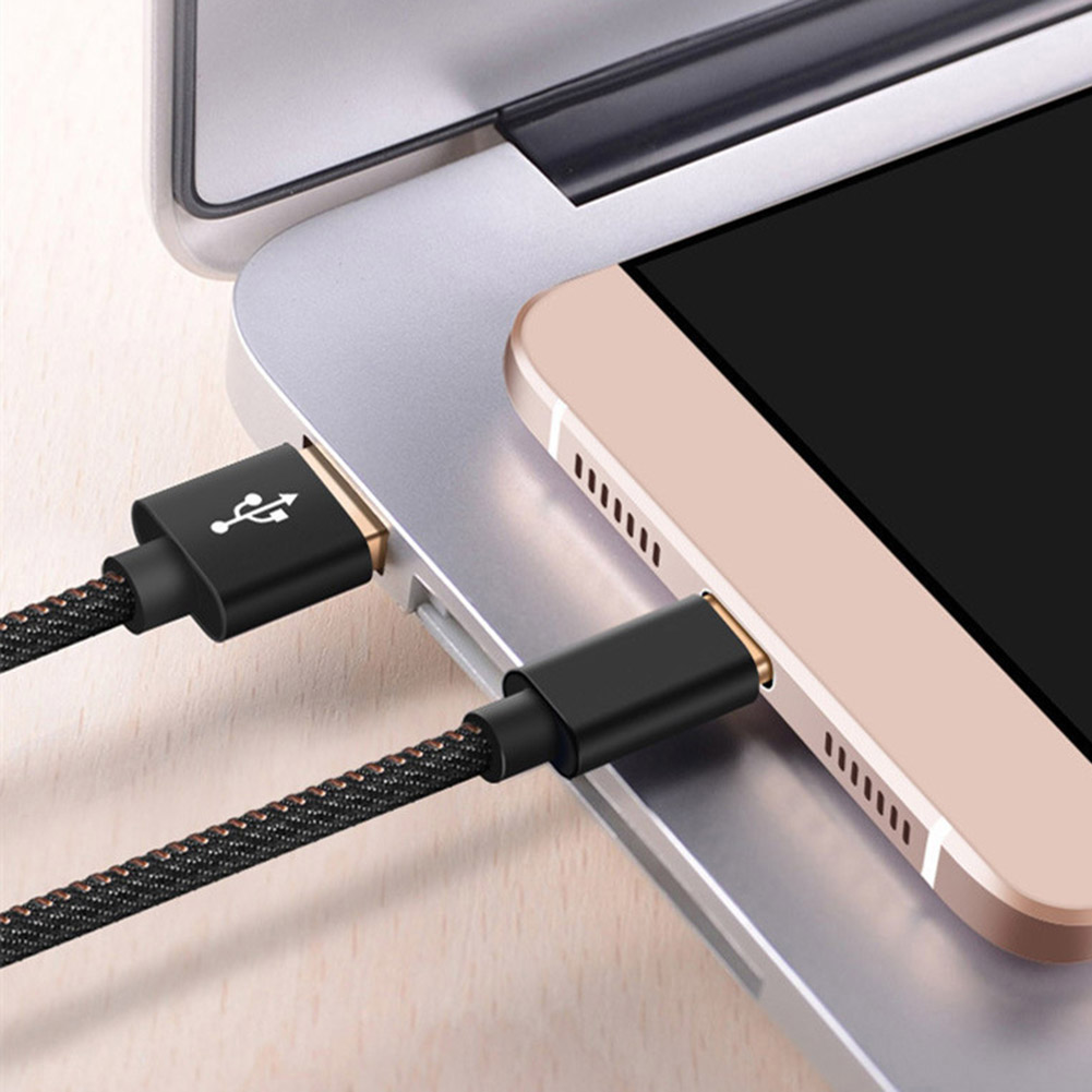 Dây Cáp Sạc Nhanh 2.1a Micro Usb Loại C Dùng Cho Iphone Android Phone