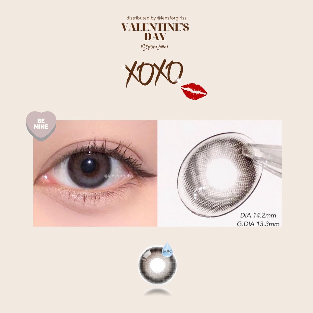 Kính áp tròng DAYMOOD GRAY hiệu ứng filter bóng mắt dành cho mắt nhạy cảm - chính hãng OLOLA | Hsd 6 tháng