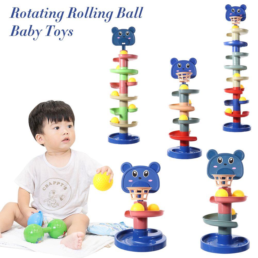 LUOL Bộ Đồ Chơi Lắp Ráp Đường Ray Xoay Giáo Dục Sớm Cho Bé