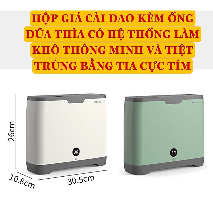 Máy Khử Khuẩn Tiệt Trùng Dao Thớt Bằng TIA UV Cao Cấp Bảo Vệ Sức Khoẻ Gia Đình, Giá Để Dao Thớt Nhà Bếp