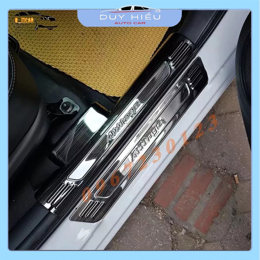 Ốp bậc cửa MItsubishi Attrage 2016-2021 bộ đủ 8 món full xe