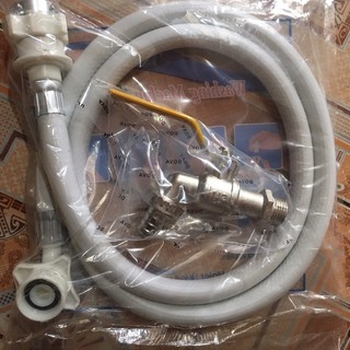 Mua Combo dây cấp nước máy giặt 1.5m kèm khoá nước ren 15